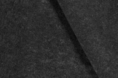 Organza stof - zilvergrijs - 7057-012 - Hobby vilt 7070-068 donkergrijs 