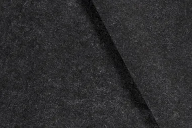 Katoen stof - Hydrofielstof uni - antraciet - 3001-068 - Tassen vilt 7071-068 Donkergrijs gemeleerd 3mm