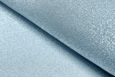 185gr/M² - Tricot stof - lurex - babyblauw - 4377-002