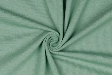 Mintgroene stoffen - Tricot stof - biologisch - donkermint - 8036-069