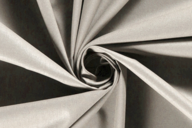 Geweven katoenen stoffen - Katoen stof - poplin - licht grijs - 18496-061