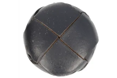 Knopen - Knoop voetbal handgemaakt - zwart - 25 mm - 100-40-000