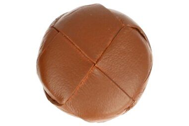 Knopen - Knoop voetbal handgemaakt - bruin - 22.5 mm - 100-36-975