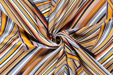 100% viscose stoffen - Viscose stof - abstract - multi - 21048-006
