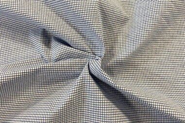 Polytex Stoffen - Baumwolle - Mix - kariert - blau weiß - 360005-32