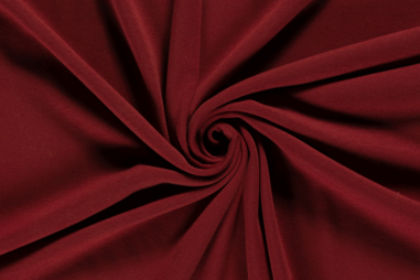rode stoffen - Fleece stof - Alpenfleece - donkerrood - 14370-016