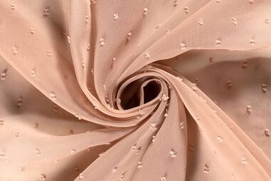 70gr/M² - Voile stof - dobby - oud roze - 21018-012