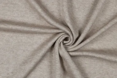 45% viscose, 35% polyester, 19% polyamide - Strickstoff - beige melange - 4446-002