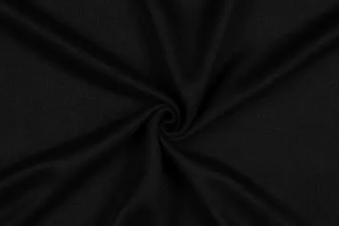 45% viscose, 35% polyester, 19% polyamide - Strickstoff - schwarz melange - 4446-004