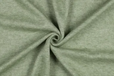 45% viscose, 35% polyester, 19% polyamide - Strickstoff - lime melange - 4446-009