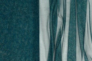 Petrol - Tüll - royal glitzernd - petrol - 4459-058