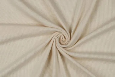 Tricot stoffen - Tricot stof - ribcord - ongebleekd en ongeverfd - naturel - 1072-119 