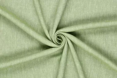 Grüne Stoffe - Linnen stof - linnenmix - Herringbone - groen - 90028-315