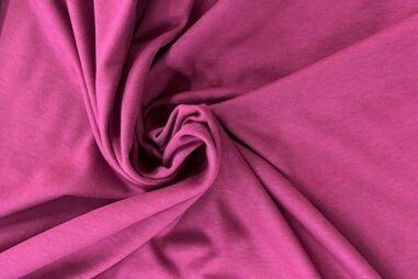 Cerise stoffen - Tricot stof - viscose - cerise - JT221