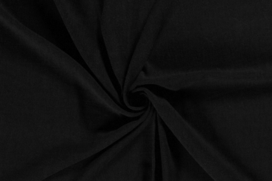 Stoffen - Viscose stof - linnenmix slub - zwart - 13579-069