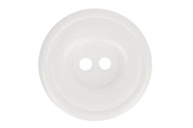 Knopen - Knoop Bottaini Italiani 15 mm - wit - 3448-24-009