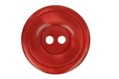 Knöpfe - Knoop Bottoni Italiani 15 mm - rood - 4348-24-722