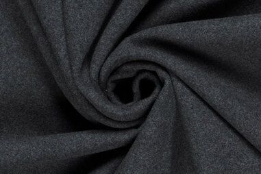 Mantelstoff - Polyester - Mantelstoffe Wool Touch - dunkelgrau - 22115-068