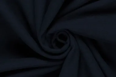 88% polyester, 11% viscose, 1% elastan - Polyester - Mantelstoffe Wool Touch - marineblau - 22115-008