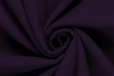 88% polyester, 11% viscose, 1% elastan - Polyester - Mantelstoffe Wool Touch - aubergine - 22115-046
