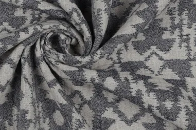 Grau - Baumwolle - hydrophile - abstrakt - grau - 3307-005