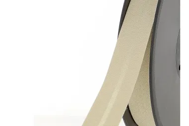 Unifarbenes Band - Schrägband beige col 18