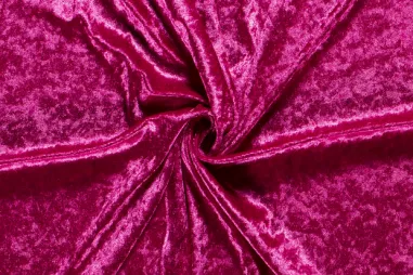 Fuchsie - Velours de panne - fuchsia - 5666-117