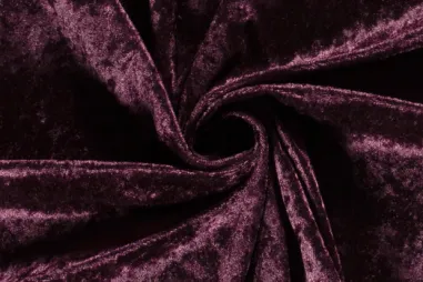 Verkleidekleidung - Velours de panne - aubergine - 5666-019