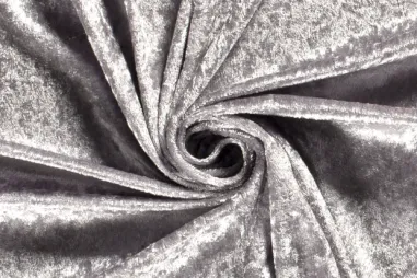 Verkleidekleidung - Velours de panne - grau - 5666-061