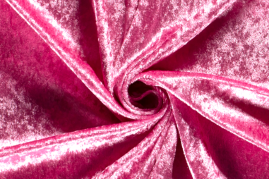 Velours de panne stoffen - Velours de panne stof - roze - 5666-013