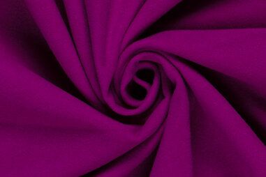 Polyester stoffen - Polyester stof - matelstof wool touch - fuchsia - 22115-017