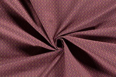 235gr/M² - Stretch stof - bengaline - abstract - roze multi - 22227-047