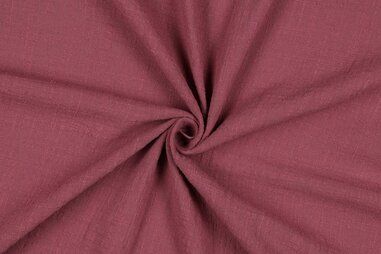 Lila Stoffe - Katoen stof - slub washed - mauve - 7477-011