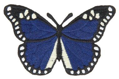 Applicaties - Applicatie vlinder blauw - EC085