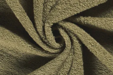 90%baumwolle/10%polyester - Frottee - beidseitig mit Schlingen - olivgrün - 2900-026