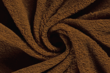Handdoek stoffen - Badstof - dubbel gelust - donker caramel - 2900-153
