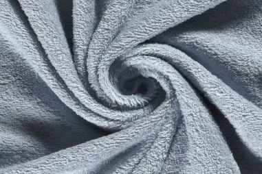 Badjas stoffen - Badstof - dubbel gelust - blauw - 2900-003