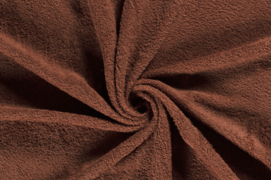 Handdoek stoffen - Badstof - dubbel gelust - roodhout - 2900-114