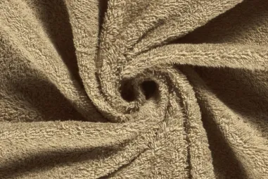 Bruine stoffen - Badstof - dubbel gelust - beige-taupe - 2900-053