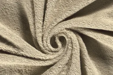 Beige stoffen - Badstof - dubbel gelust - beige - 2900-052