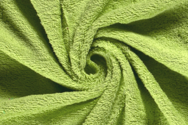 Babycape stoffen - Badstof - dubbel gelust - appelgroen - 2900-023