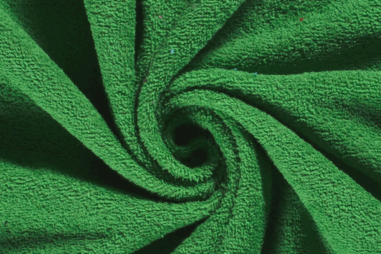 90% Baumwolle/10% Polyester - Frottee - beidseitig mit Schlingen - grasgrün - 2900-025