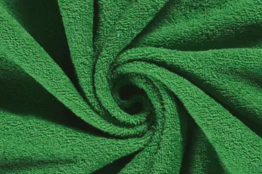 90%baumwolle/10%polyester - Frottee - beidseitig mit Schlingen - grasgrün - 2900-025