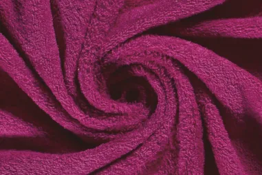 Roze stoffen - Badstof - dubbel gelust - fuchsia - 2900-017