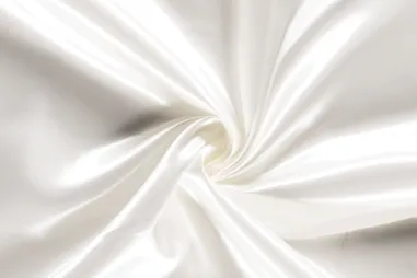 Decoratie en aankleding stoffen - Satijn stof - offwhite - 4796-051