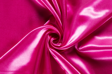 Goedkope stoffen - Satijn stof - fuchsia - 4796-017