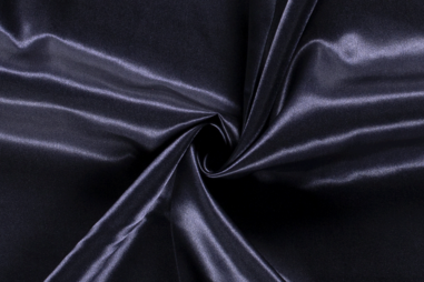 125gr/M² - Satijn stof - donkerblauw - 4796-008