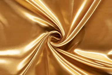 Goedkope stoffen - Satijn stof - geel-goud - 4796-080