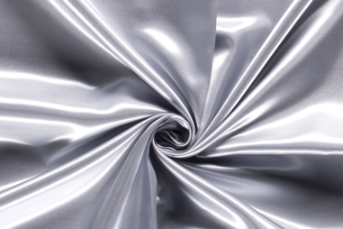 Sinterklaas stoffen - NB 4796-070 Satin silbergrau 