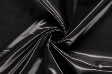 Festlicher Stoff - NB 4796-069 Satin schwarz 